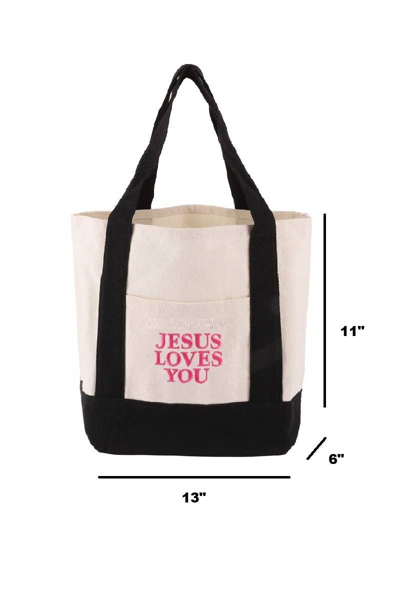 Mini Canvas Tote Bag