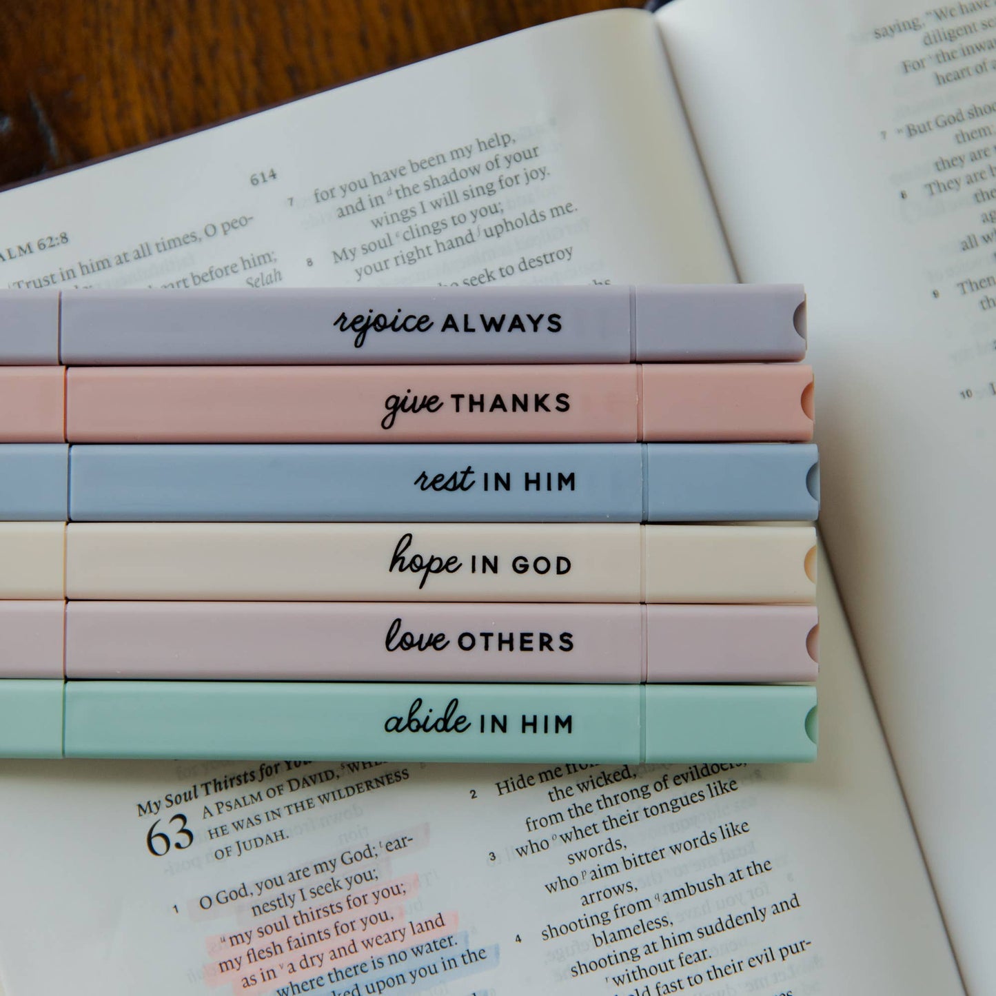 Muted Pastel Highlighters