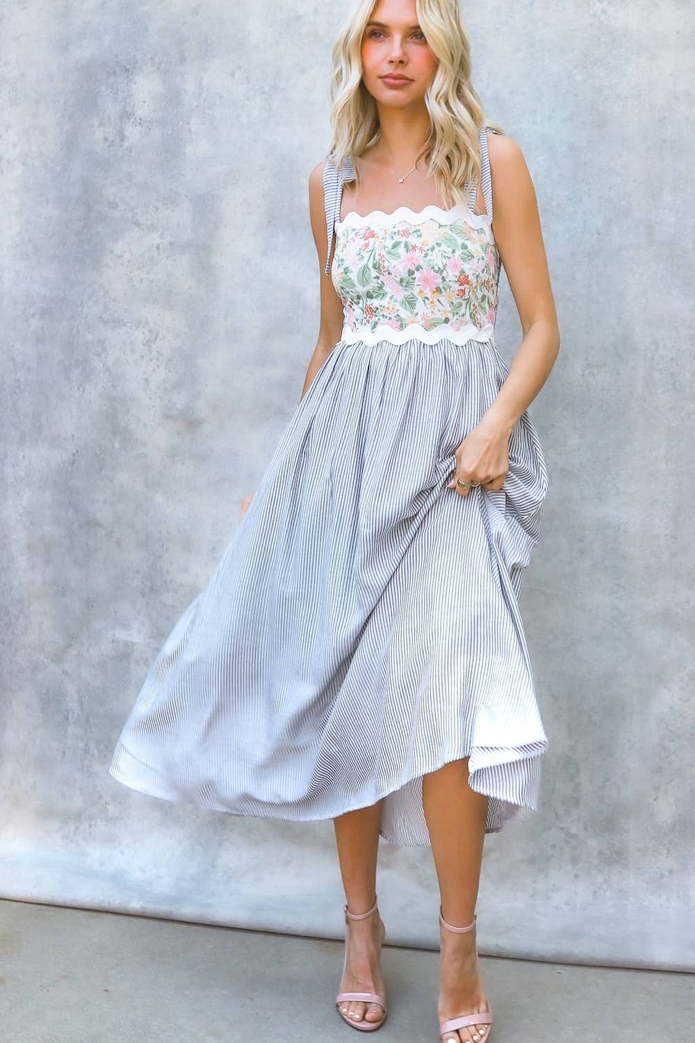Sunday Garden Midi Dress