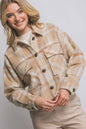 Harvest Grace Button-Down Plaid Shacket
