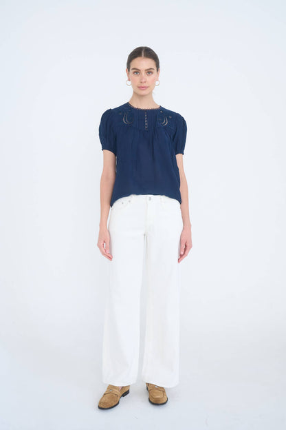 Clothed in Grace Linen Top