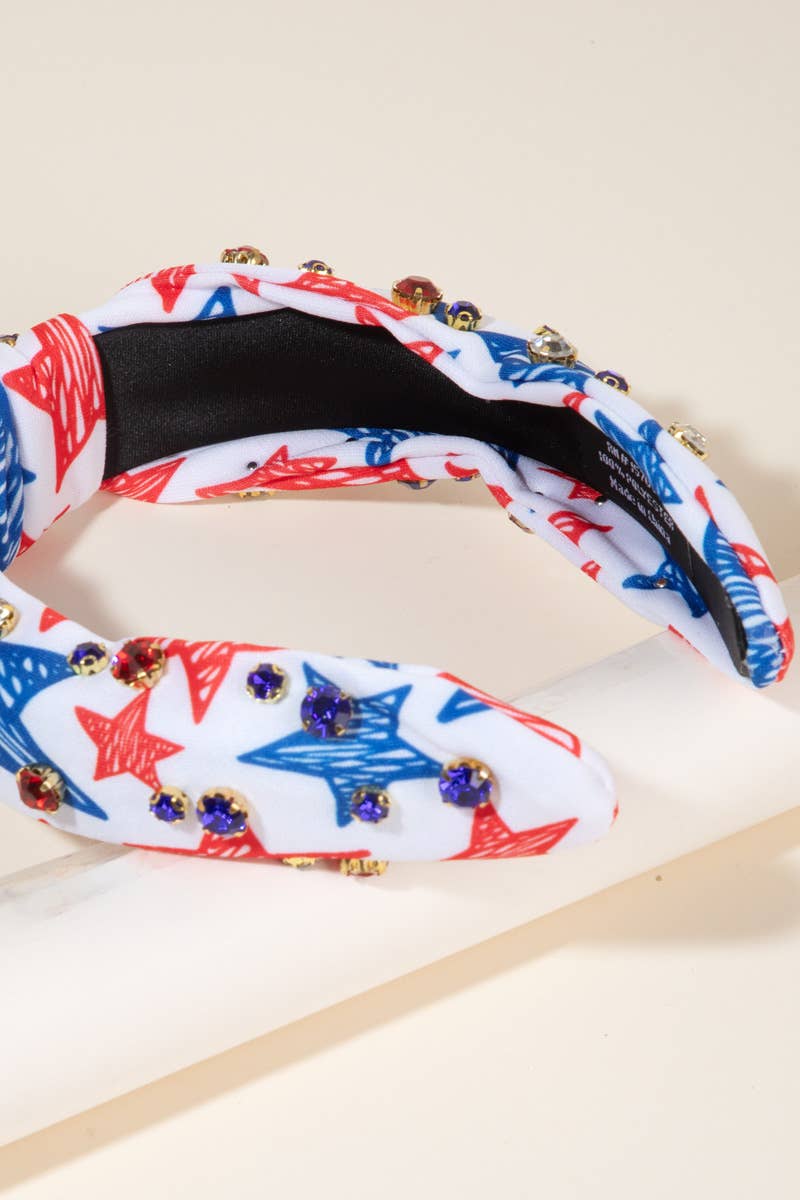 American Star Studded Headband