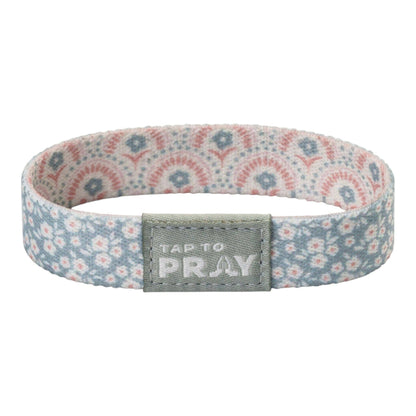 Tap To Pray® Wristband – Boho Bouquet