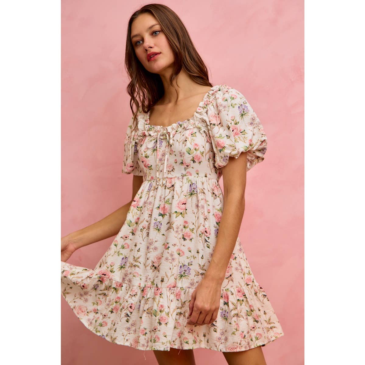 Blooming in Faith Mini Dress