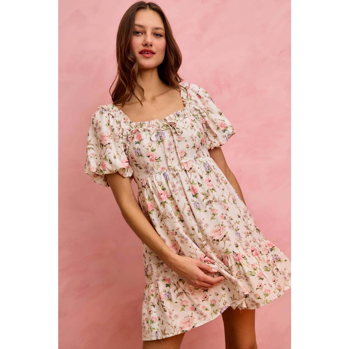 Blooming in Faith Mini Dress