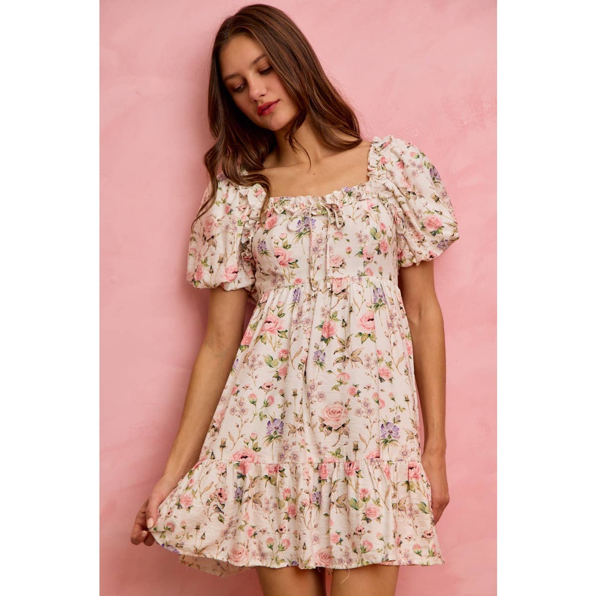 Blooming in Faith Mini Dress
