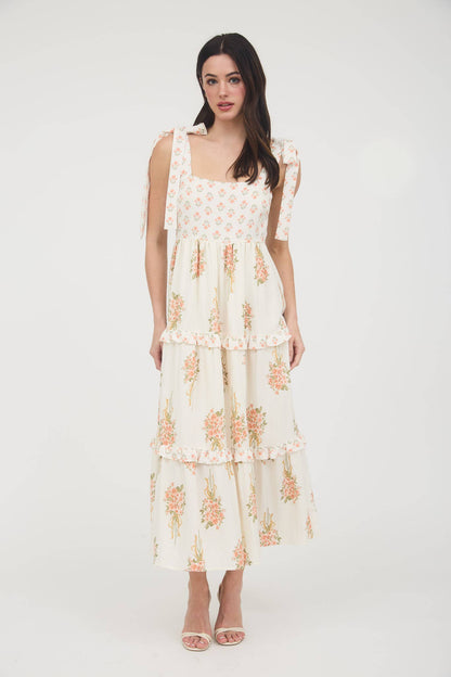 Garden Promise Tiered Dress