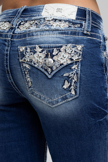 Miss Me Mid-Rise Boot Cut Jeans