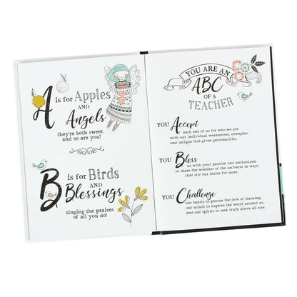 Gift Book Heart of a Teacher Padded Hardcover