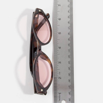 Slim Oval Cat Eye Sunglasses Set