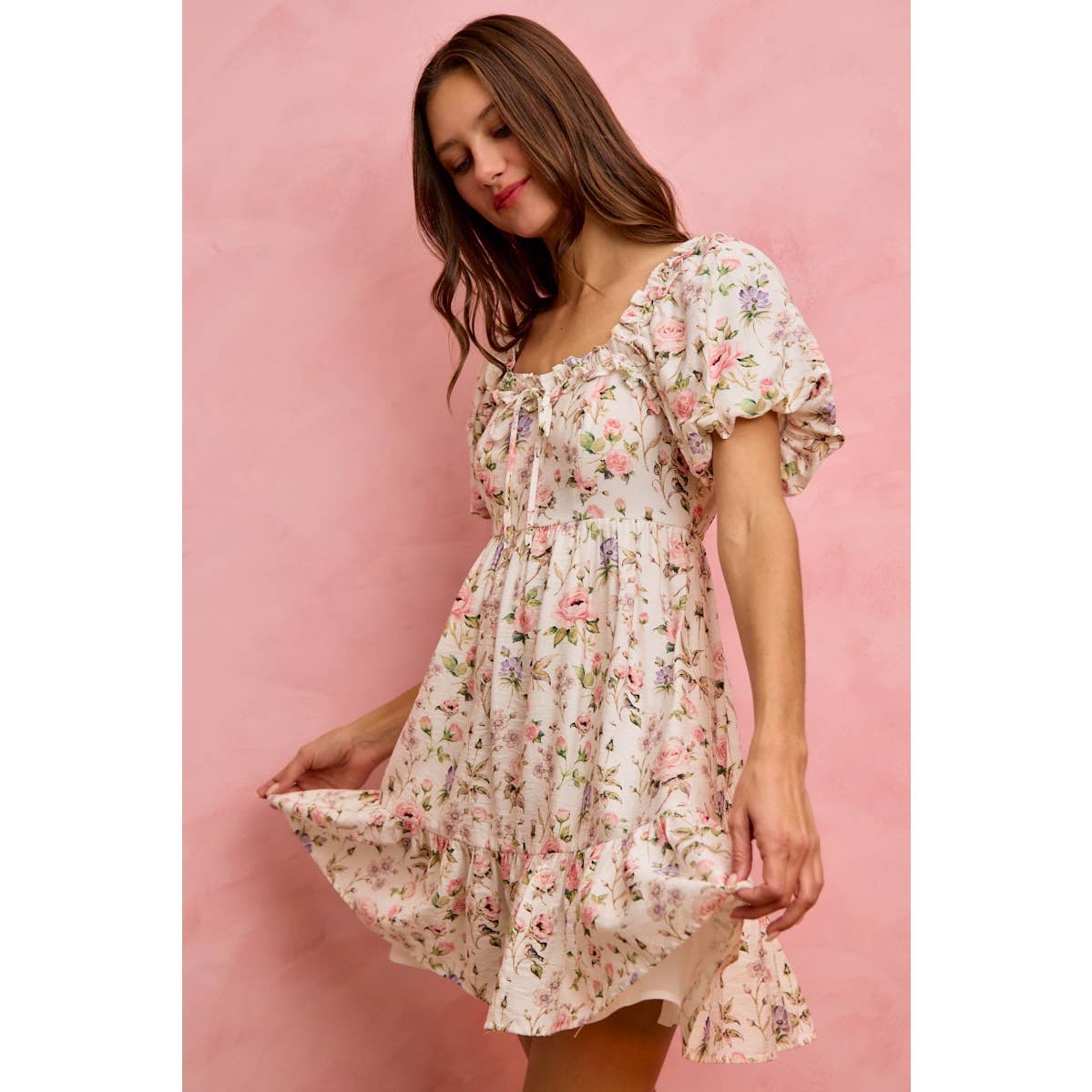 Blooming in Faith Mini Dress