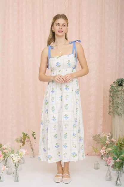 Lily of Grace Scalloped Midi Dress