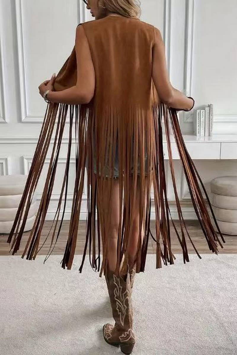 Clothed in Courage Fringe Vest