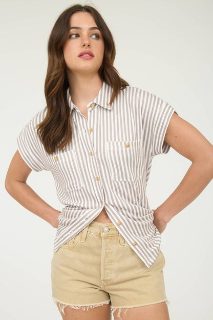 Walk in Wisdom Stripe Top