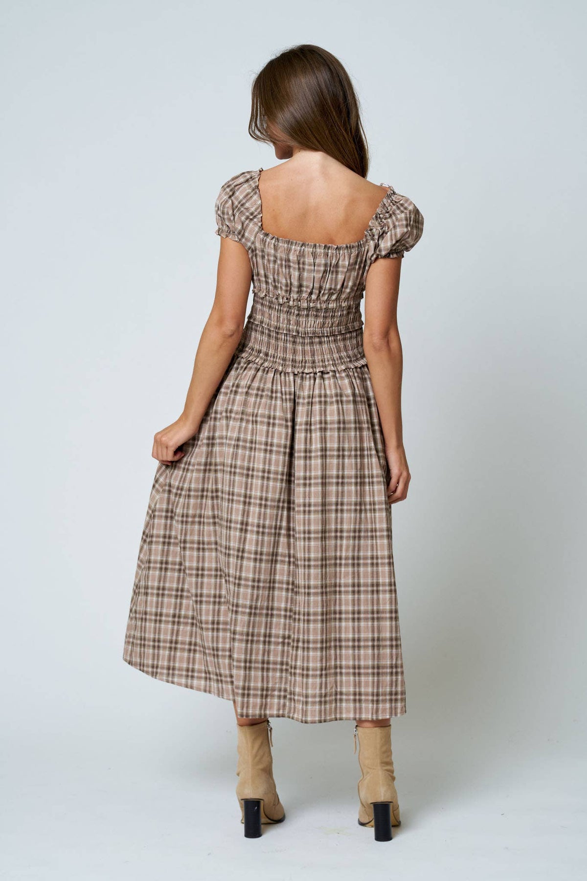 Daughter of the King Plaid Dress