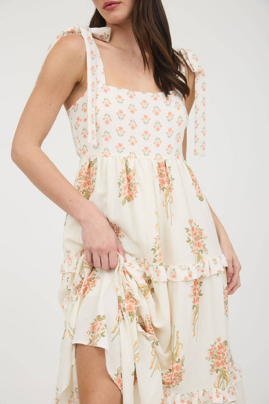 Garden Promise Tiered Dress