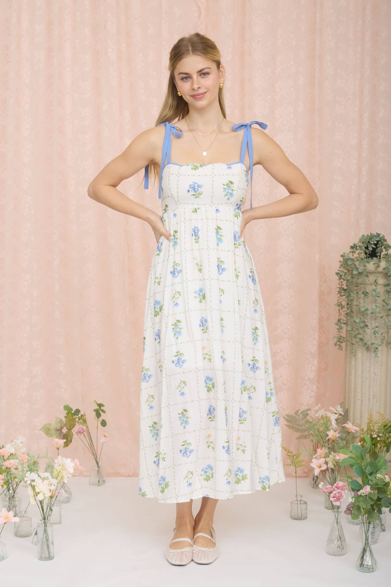 Consider the Lilies Midi Dress