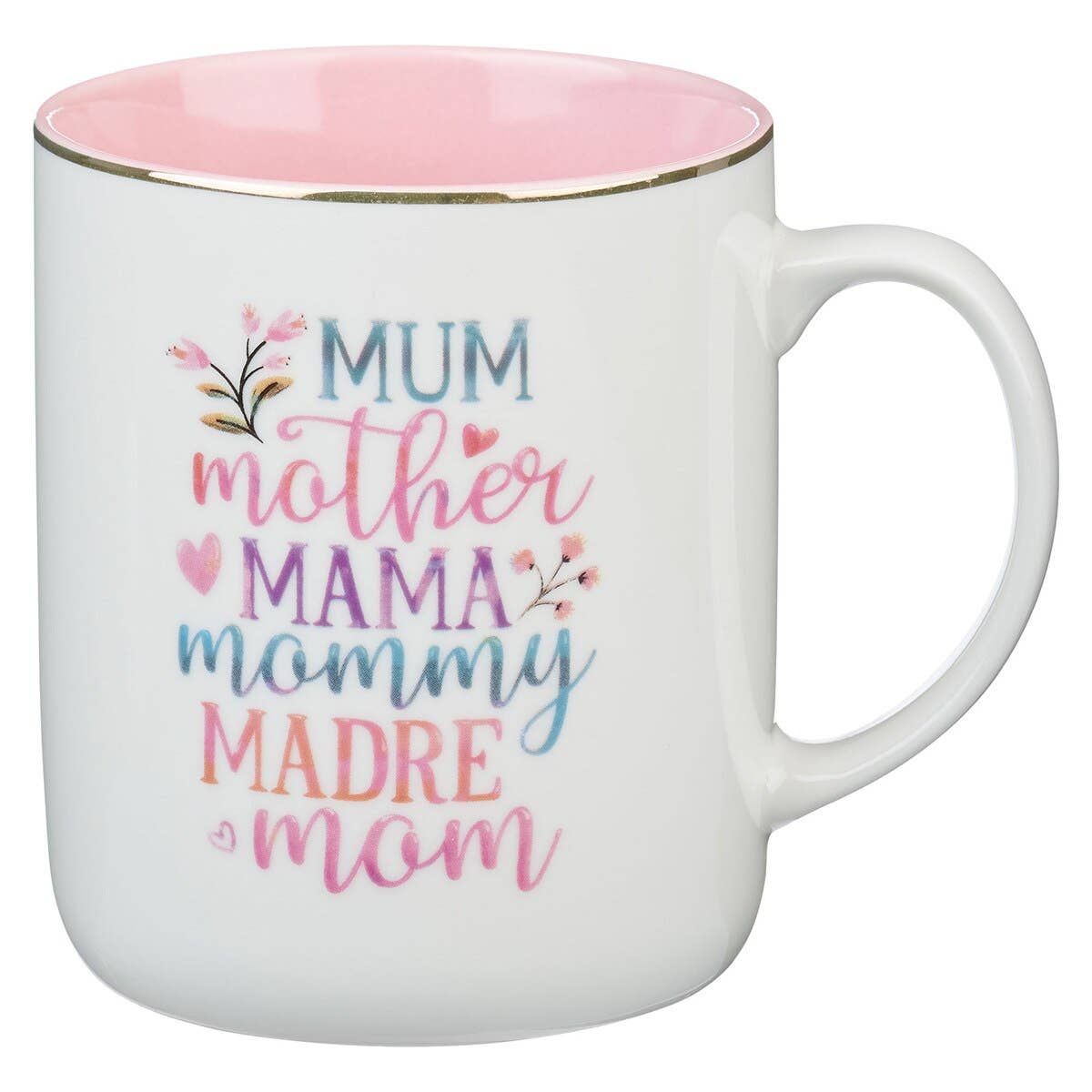 Mug Pink Mum, Mother, Mama
