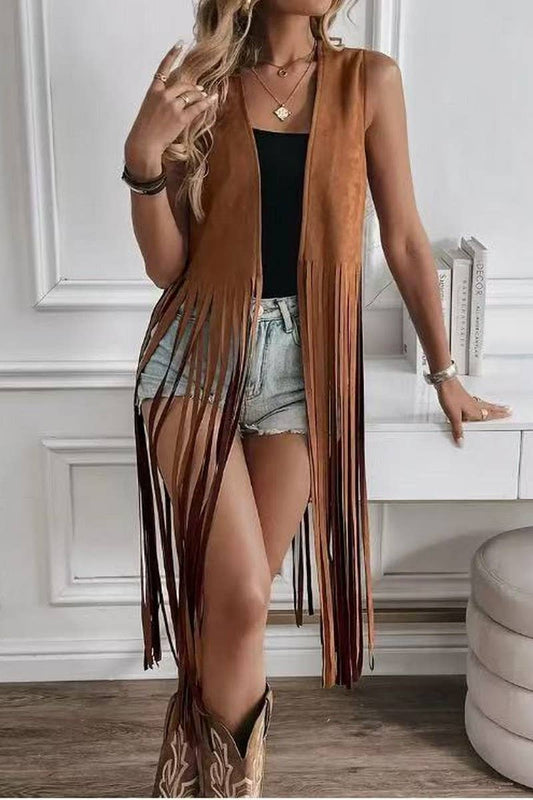 Clothed in Courage Fringe Vest