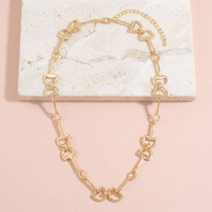 Horsebit Link Chain Necklace
