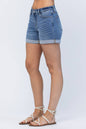 Midrise Cuffed Shorts  Judy Blue(XL Only)