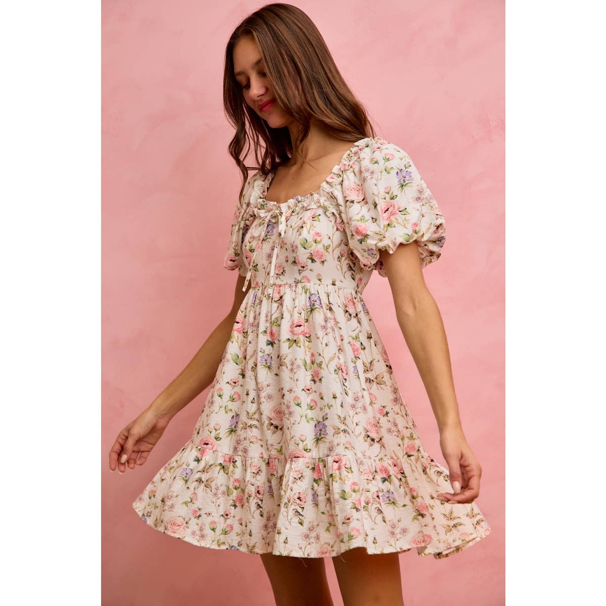 Blooming in Faith Mini Dress