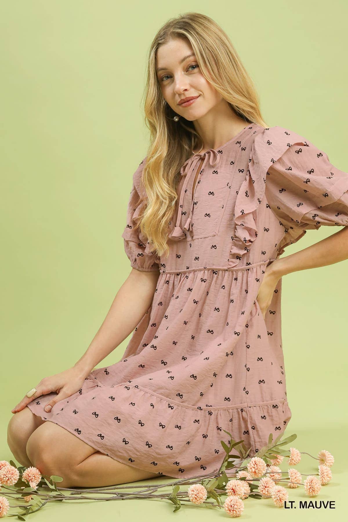 Delightful in His Sight Bow Dress