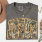 Jesus Christian Faith Green Tree Camo Comfort Colors Shirt