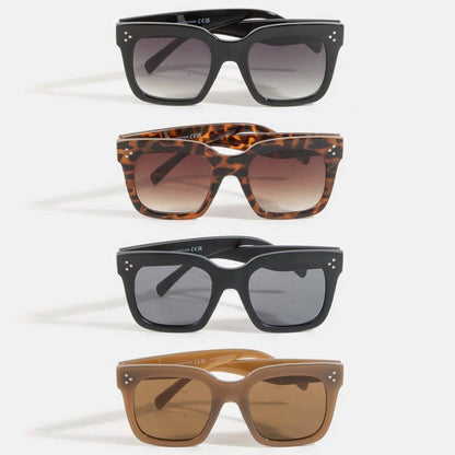 Square Frame Acetate Sunglasses