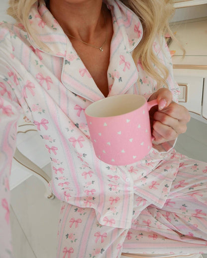 Pretty in Promise Bow Lounge Set