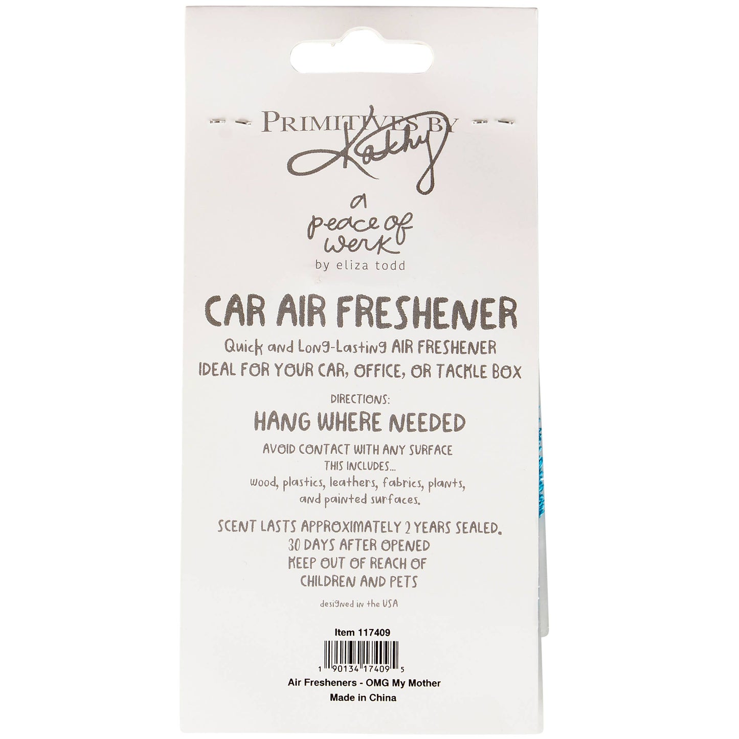 OMG My Mother Air Freshener