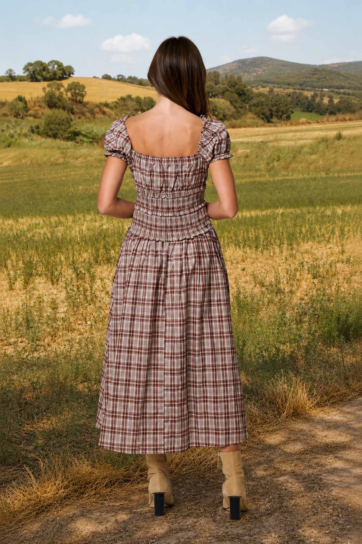 Daughter of the King Plaid Dress