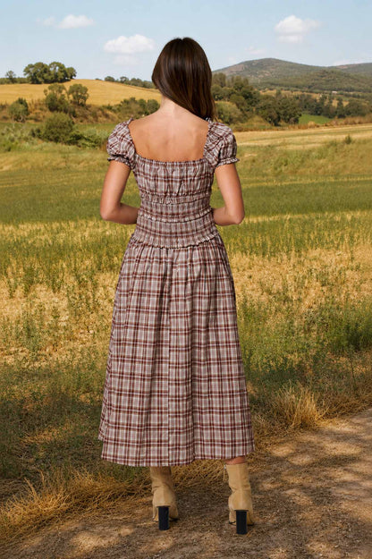 Daughter of the King Plaid Dress