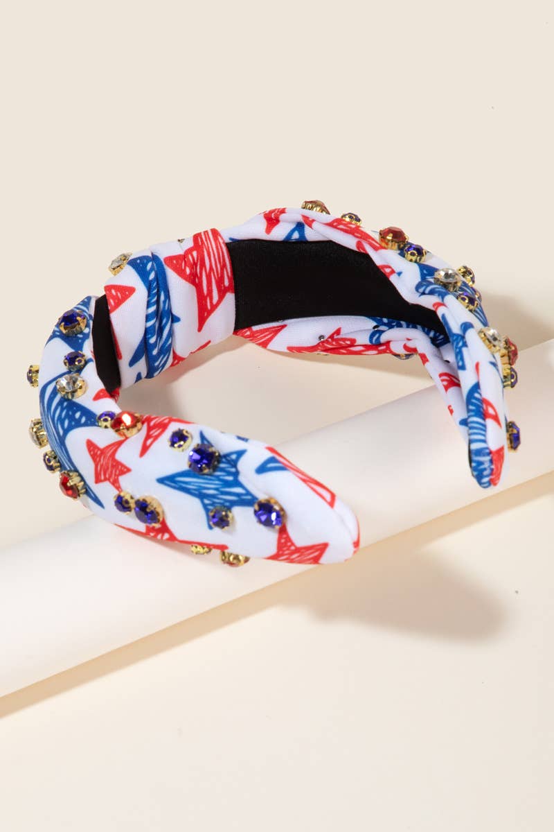 American Star Studded Headband