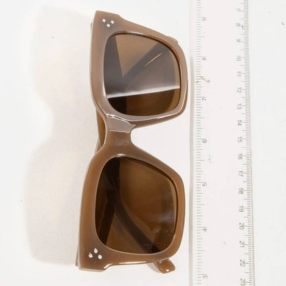 Square Frame Acetate Sunglasses