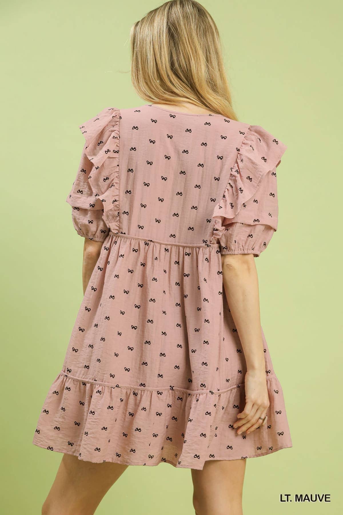 Delightful in His Sight Bow Dress