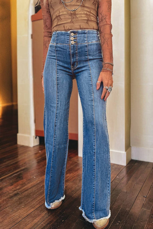 Walk in the Way High-Rise Flare Jeans
