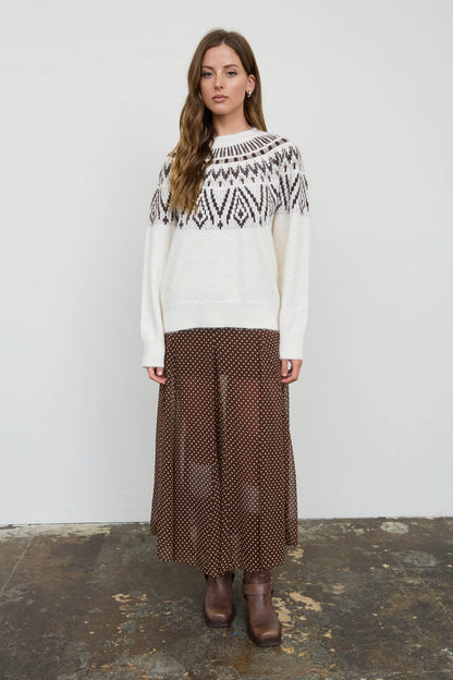 Faith & Grace Fair Isle Knit Pullover