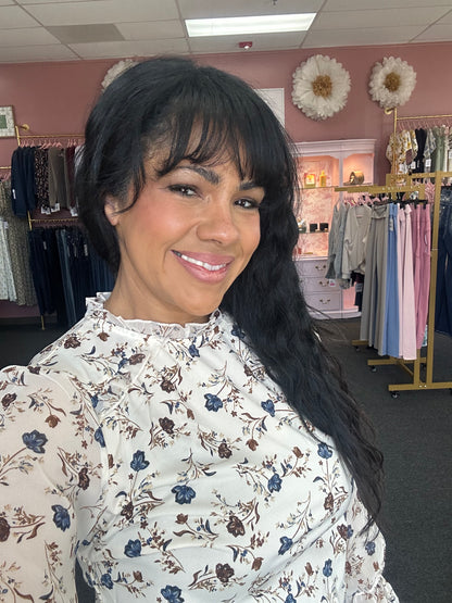 Rose of Sharon Ruffle Top