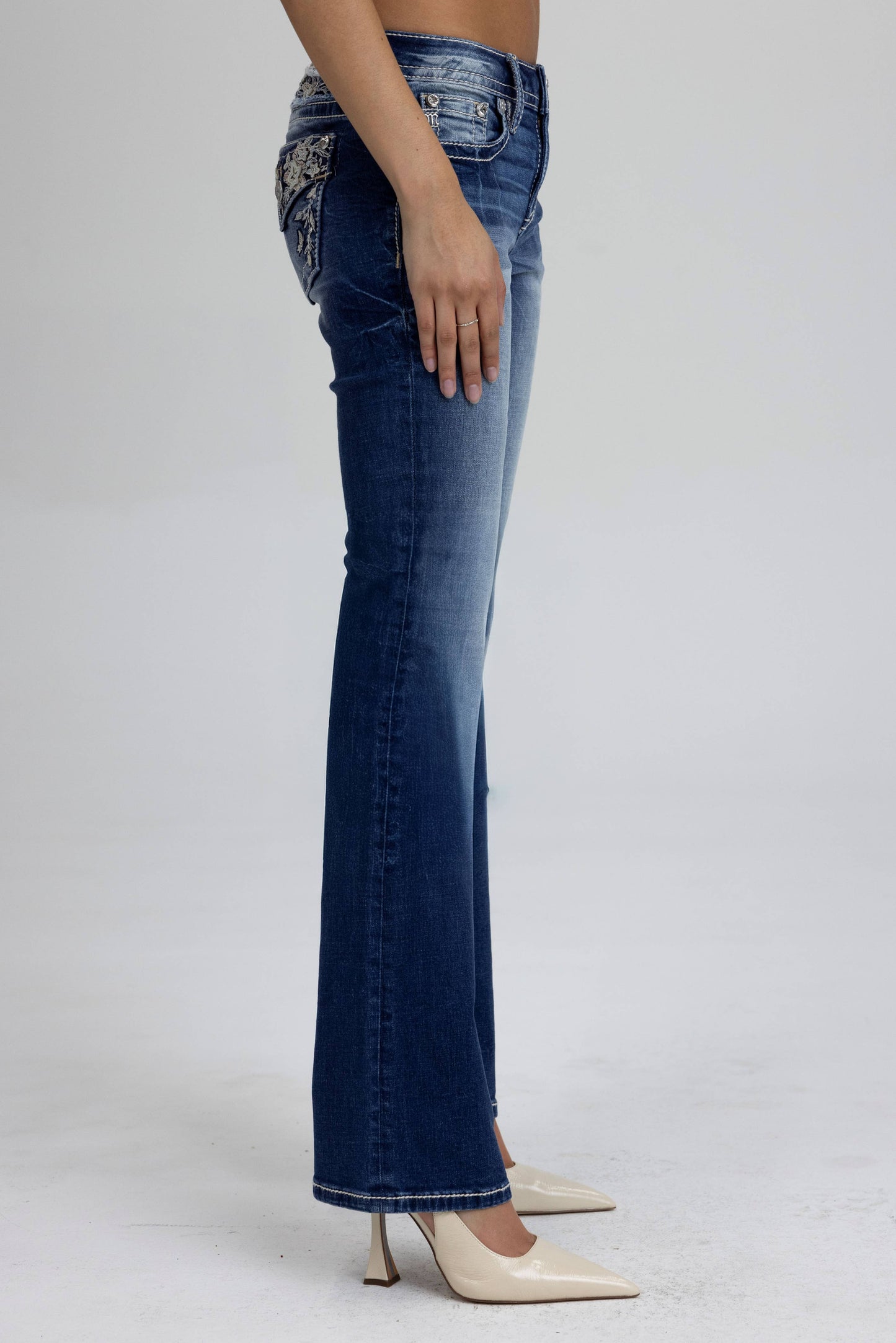 Miss Me Mid-Rise Boot Cut Jeans