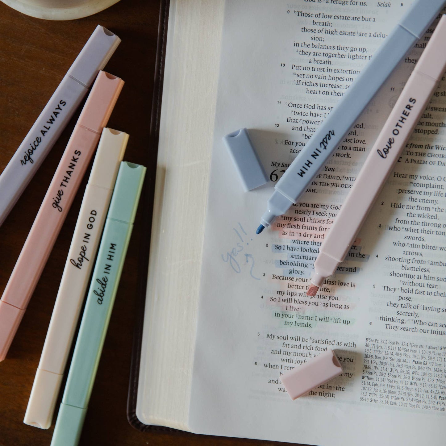 Muted Pastel Highlighters