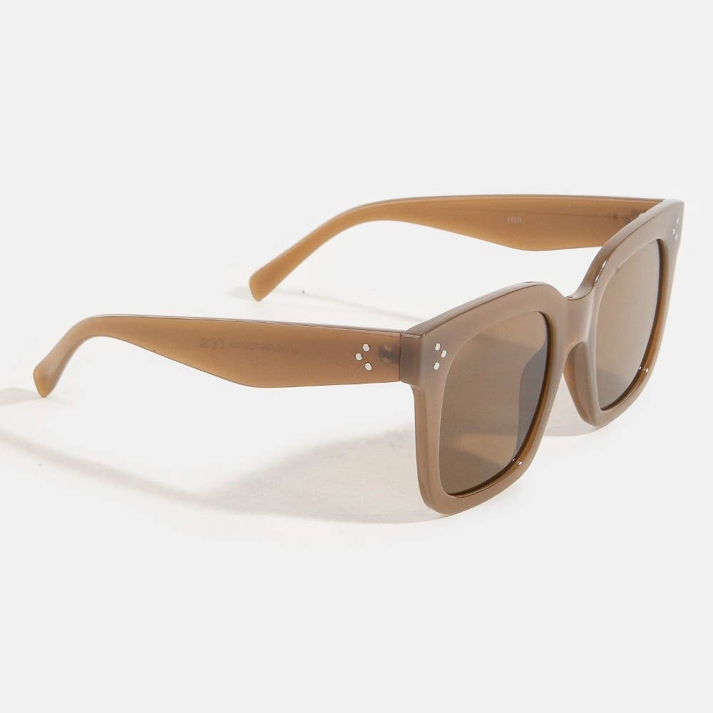 Square Frame Acetate Sunglasses