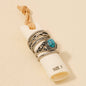5Pc Stone Set Western Band Rings Set