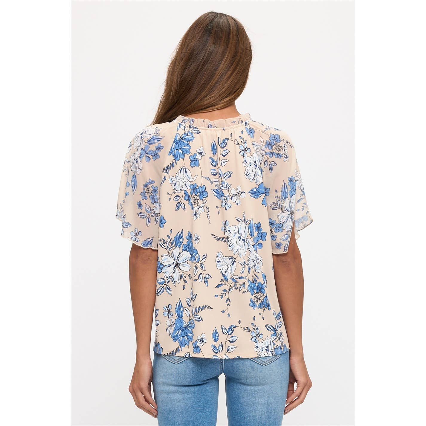 Fields of Grace Tie-Front Blouse