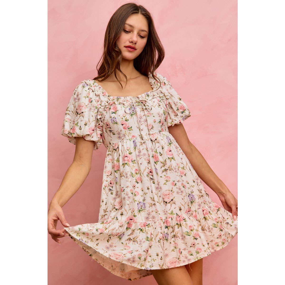 Blooming in Faith Mini Dress