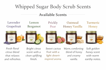 Whipped Sugar Body Scrub | Exfoliating Moisturizing | 4 oz 