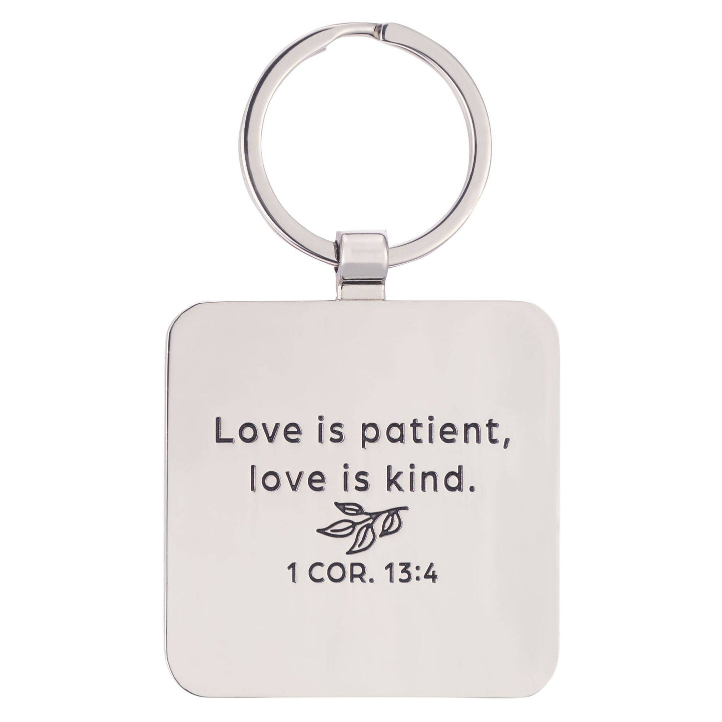 Keychain I Love You Mom 1 Cor. 13:4