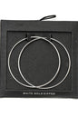 Secret Box Gold Dipped Thin 60Mm Hoop Earrings