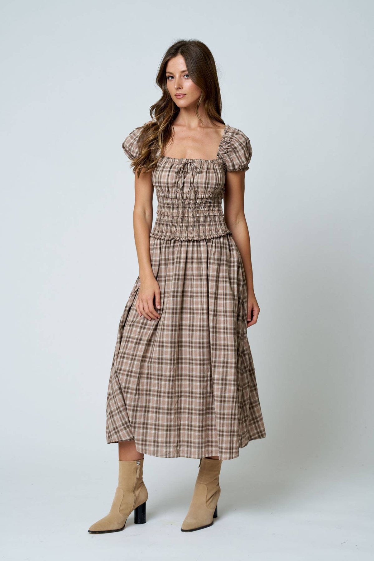 Daughter of the King Plaid Dress