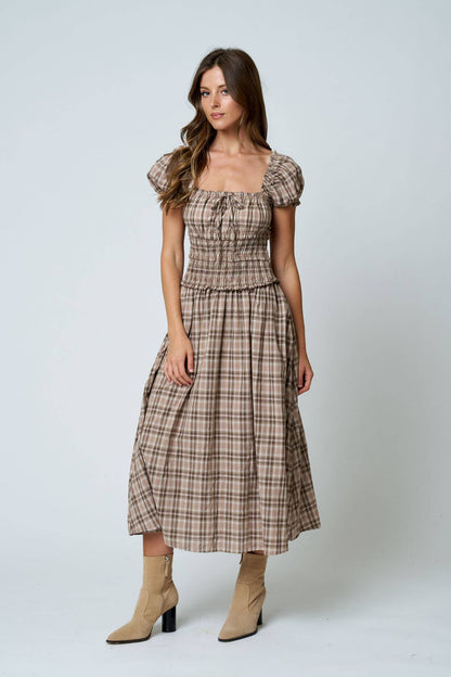 Daughter of the King Plaid Dress